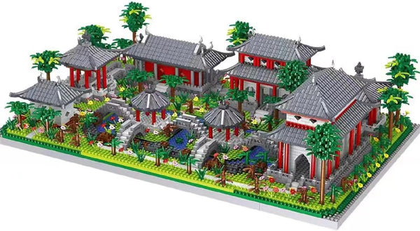 3988pcs Architecture of Suzhou Garden Micro Building Blocks Set