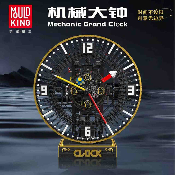3675+pcs MouldKing Mechanic Grand Clock Building Block 10160