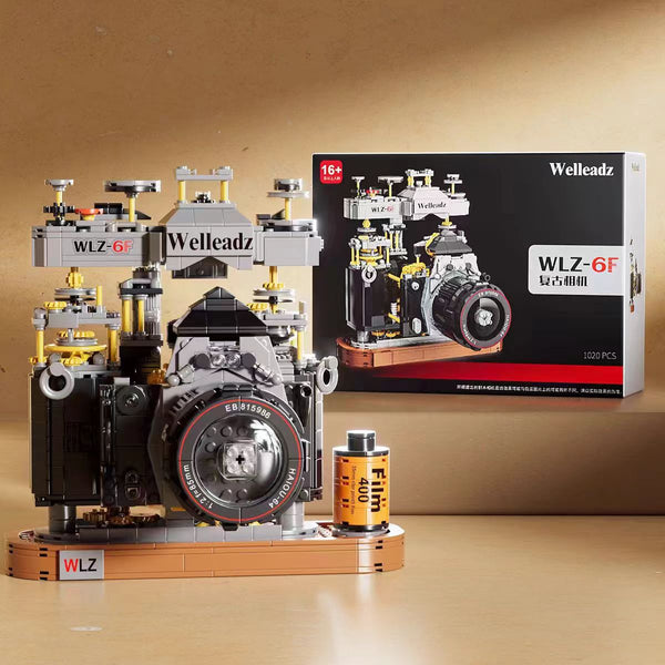 1027pcs Vintage Camera Building Block Sets
