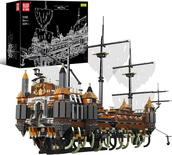 Mould King 4147pcs Silent Mary Pirate Ship 13188