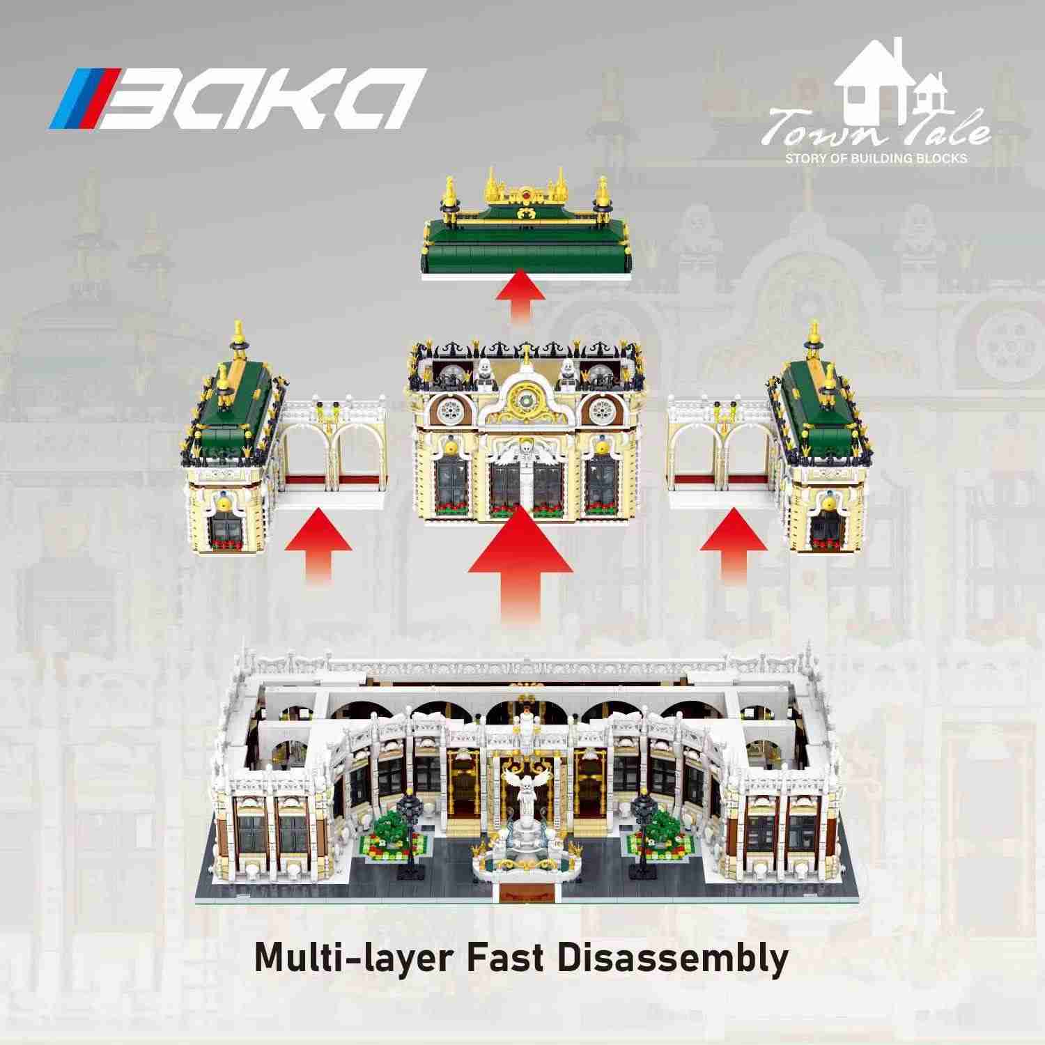 11930pcs Baka Luxurios Grand Palace