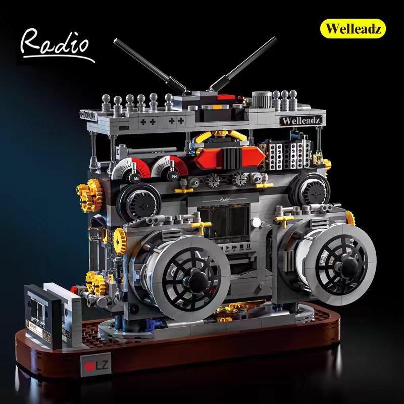 1027pcs Vintage Radio Building Block Sets – Creatorbricks