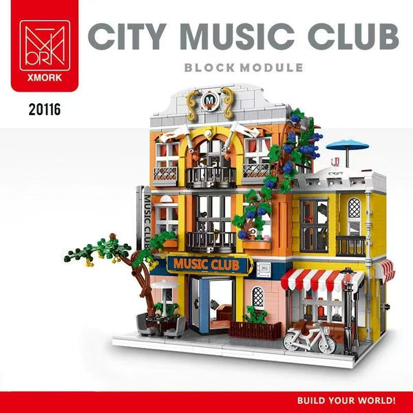 XMORK City Music Club LED Building Kit 1683pcs