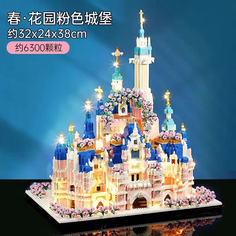 Micro Mini Blocks Princess Castle Series Model Building Set