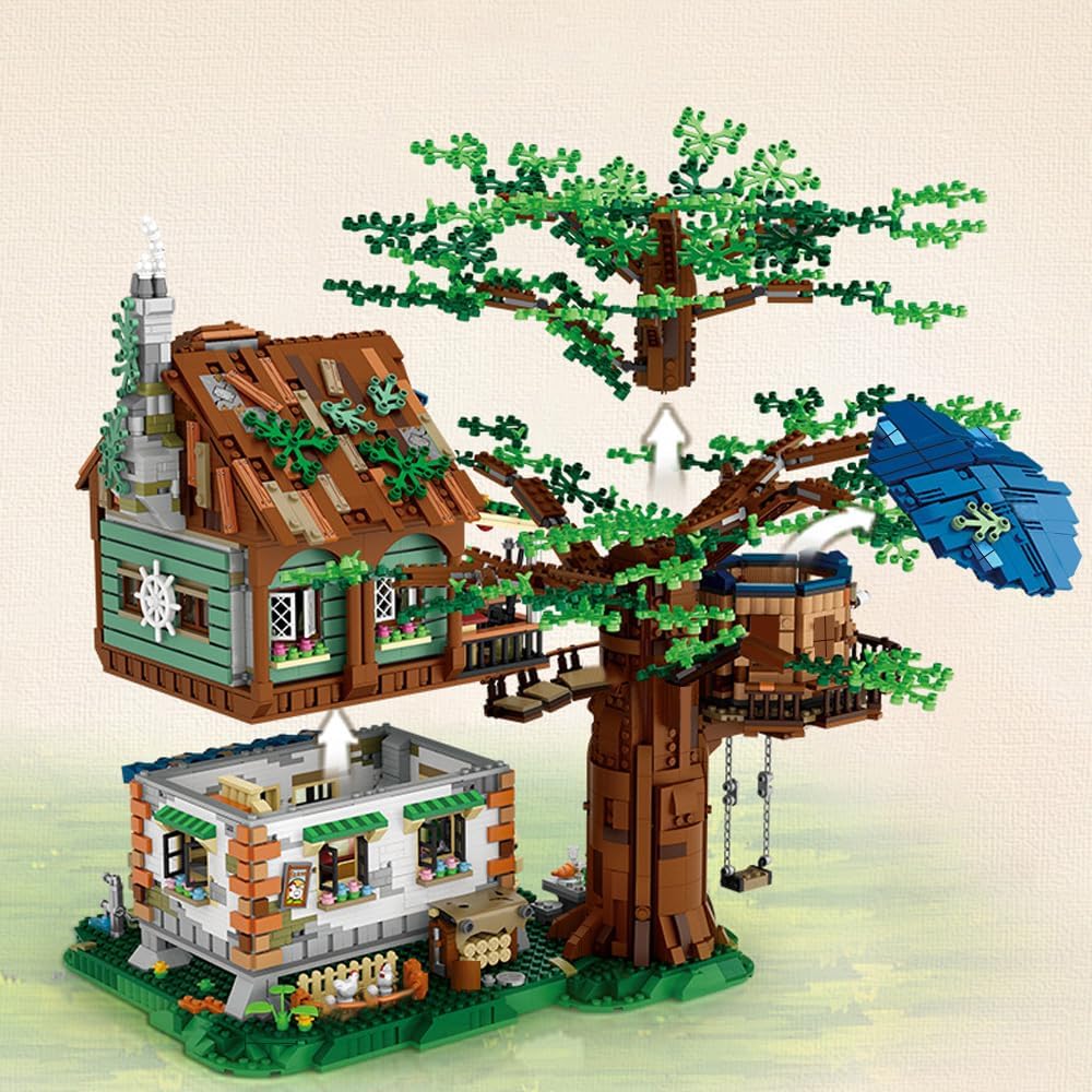 4761pcs LOZ Mini Blocks 1033 Treehouse Building Set β Creatorbricks