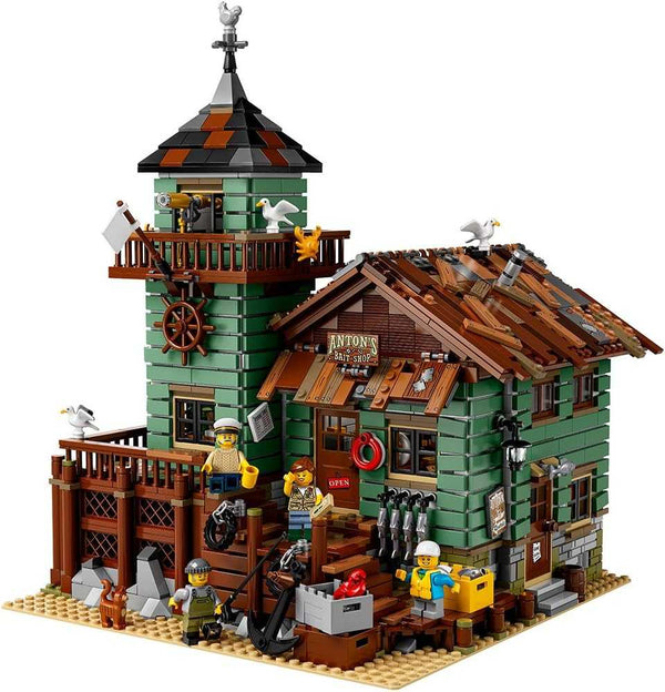 2049pcs Ideas Old Fishing Store Building Block 21310