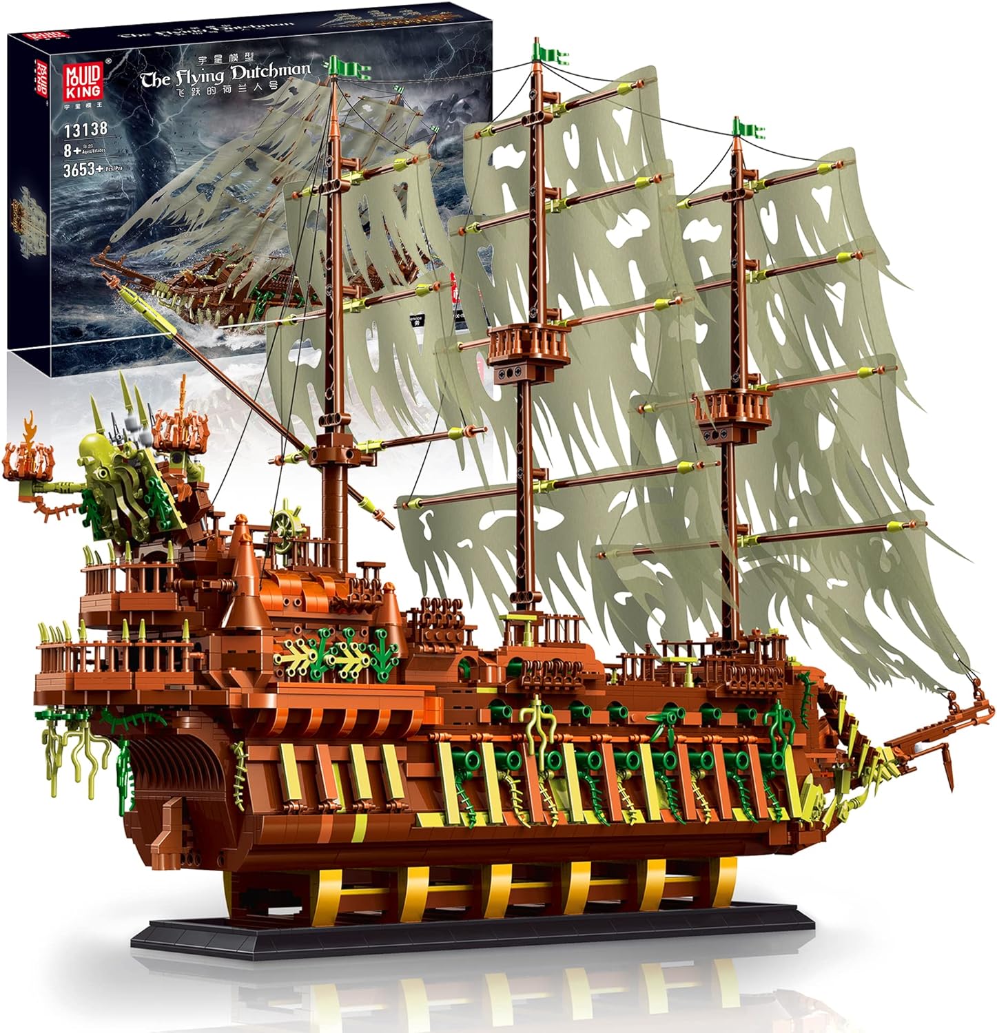 Mould King 3653PCS Flying Dutchman Caribbean Pirate Ship