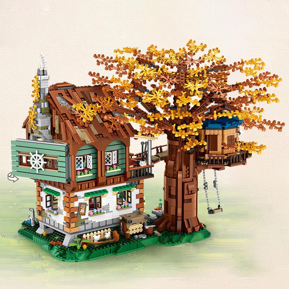 4761pcs LOZ Mini Blocks 1033 Treehouse Building Set β Creatorbricks