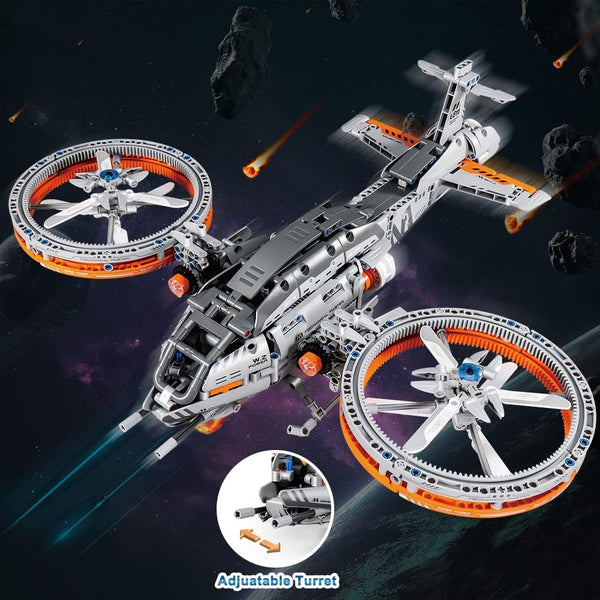 817 PCS Space Wars Shuttle Model Building Block