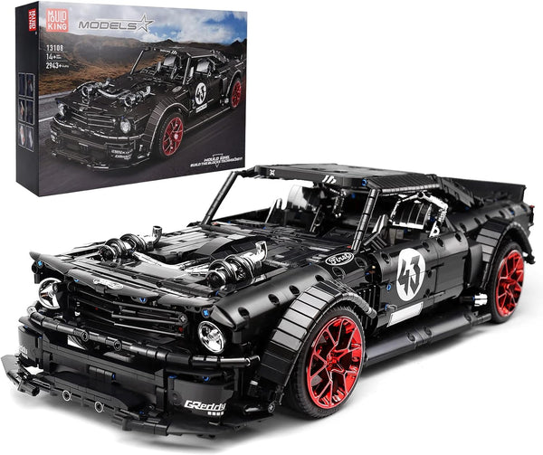 2943pcs Mould King 13108 Mustang Car Building Kits
